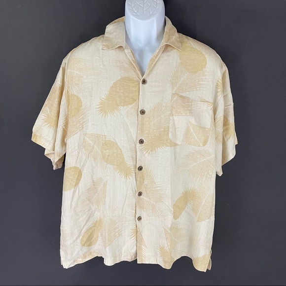 Tommy Bahama Men's Silk Hawaiian Shirt L